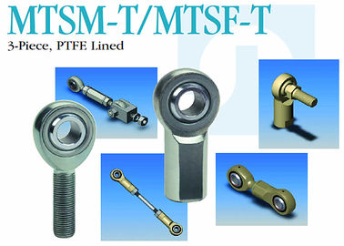 MTSM - T/MTSF - extremidades contínuas de T Rod, 3 - extremidades de Rod esféricas alinhadas PTFE do laço da parte