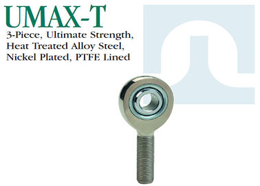 Extremidades de Rod de aço inoxidável folheados a níquel UMAX - precisão 3 de T - força final da parte