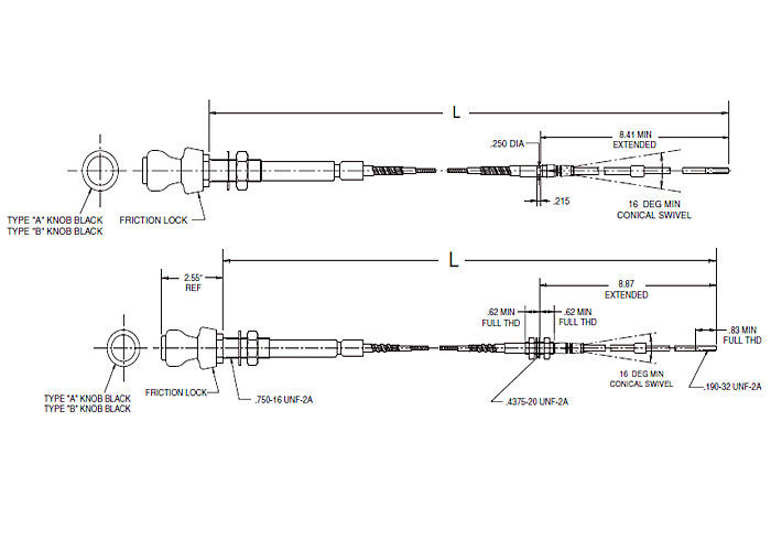 Série universal da saída do padrão do conjunto de cabo 565 - 550 do controle do regulador de pressão do OEM