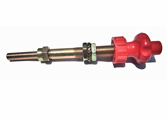 O micro ajusta punho de controle push pull do ajuste da cor vermelha de cabeça de cabo do controle o micro