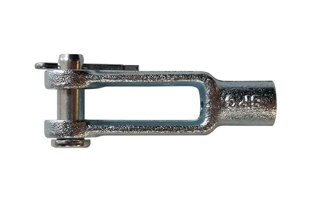 Extremidade fêmea da braçadeira da linha do cabo de freio 10-32 do estacionamento dos SS com um Pin de 3/16 de polegada
