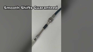 Conjunto de cabo de controle push-pull para serviço pesado com extremidade roscada e garfo em U