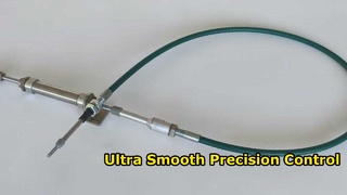 Conjunto de cabo de controle push-pull de aço inoxidável com cilindro