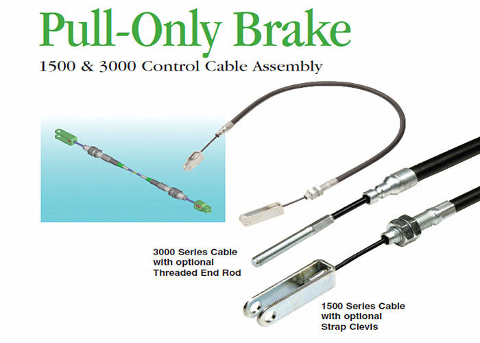 Os cabos de controle puxam - somente cabos de freio com extremidade rosqueada Rod/braçadeira da correia