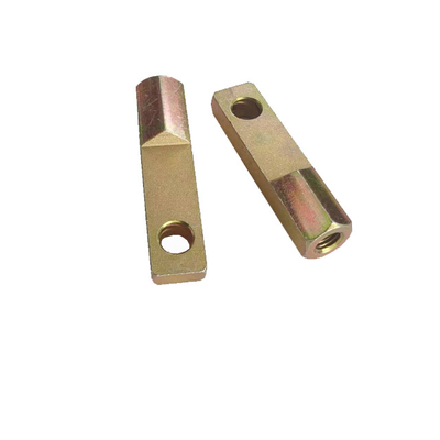 Rodas de aço inoxidável simples 1/4-28 Adaptador de fio aço carbono
