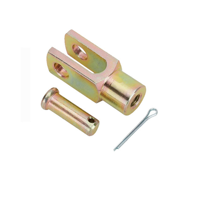 A braçadeira de aço inoxidável Pin Cotter Threaded Clevis Pin do cilindro zinca o aço chapeado