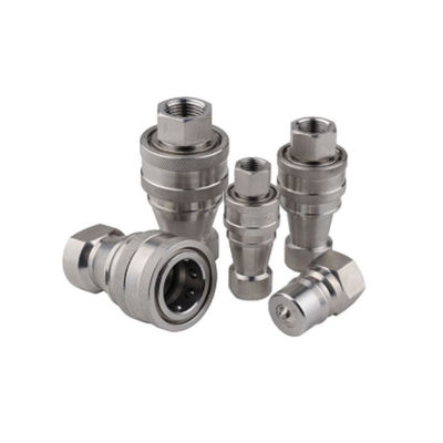 Adaptador rápido hidráulico AU ou EPDM para aplicações a gás Temperatura de funcionamento -20-100°C