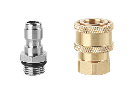 Conector de máquina de lavar automóveis de acoplamento rápido de linha de alta pressão