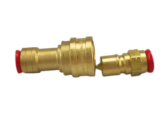 Machining CNC 3/8 polegadas de latão macho conector rápido
