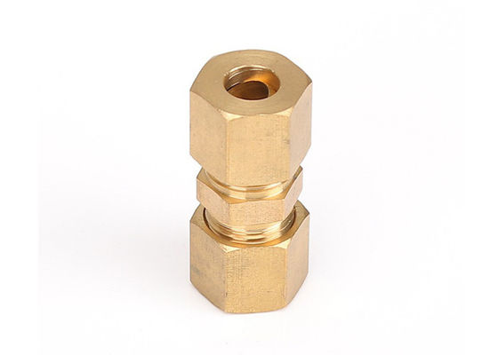 Conector OD de acoplamento direto de cobre para tubos de compressão