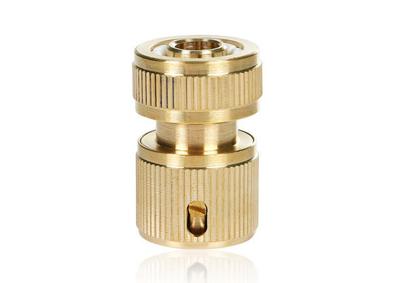 3/4 Conector rápido de borracha de latão para mangueira de jardim de diâmetro interno de 20 mm
