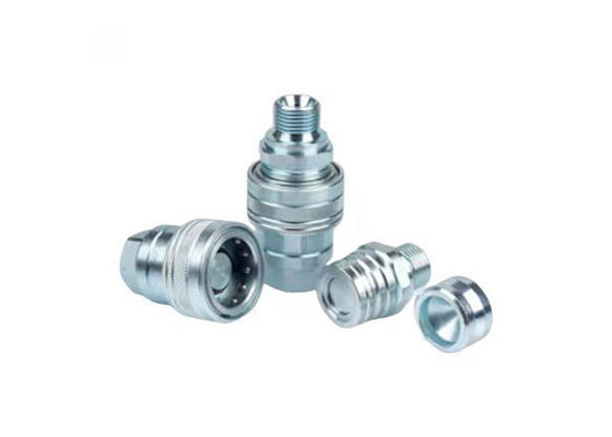 ISO 5676 Tipo fechado Material de aço carbono de acoplamento rápido hidráulico 3000PSI