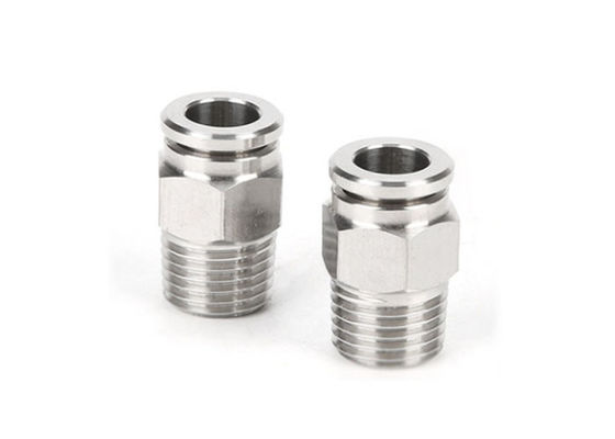 OEM Threaded Push In Fittings Rapid Manual Conectando IATF16949