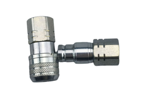 Aço carbono 0,25'' acoplador de face plana, ISO 16028 acoplamentos de face plana