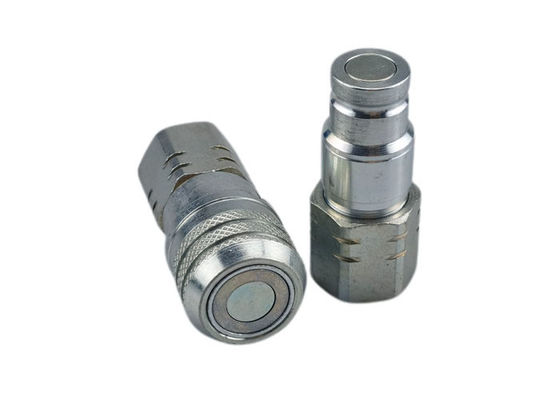 Aço carbono 0,25'' acoplador de face plana, ISO 16028 acoplamentos de face plana