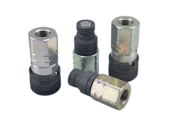 3/8" ISO 16028 acoplador hidráulico padrão de aço de face plana