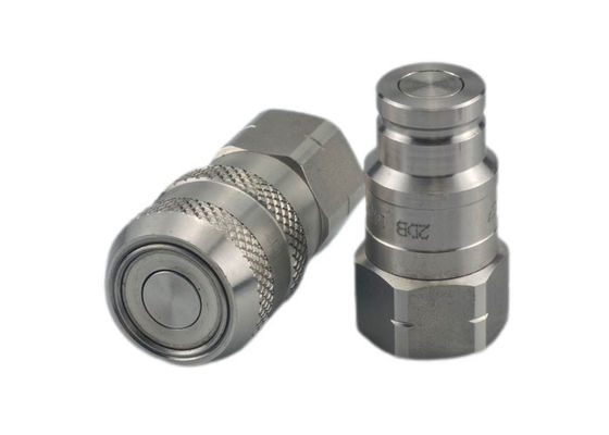 0.5'' ISO16028 NPT acoplador rápido hidráulico de face plana