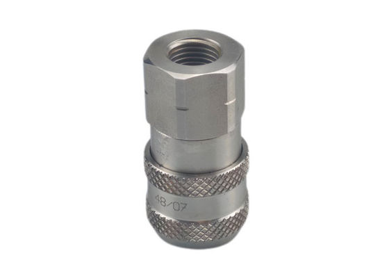 0.75 polegadas 316 aço inoxidável BSPP Flat Face Coupler