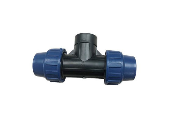 Acessórios de compressão de juntas rápidas em HDPE para abastecimento de água
