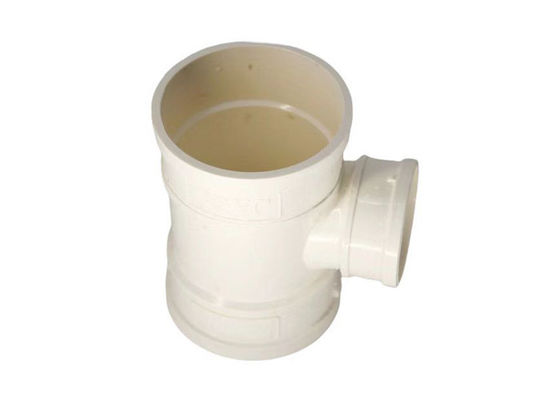 Fittings de tubos de pressão de PVC Tee Cloreto de polivinil para drenagem