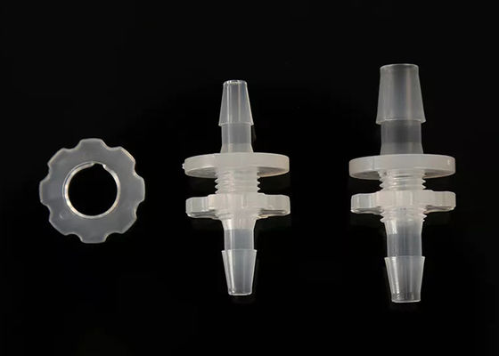 Conector de parede de mangueira de plástico de espinhos iguais para líquido