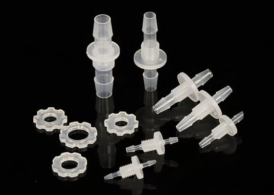 Conector de parede de mangueira de plástico de espinhos iguais para líquido
