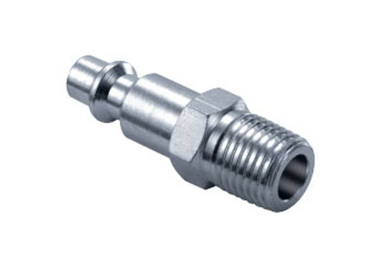 Acoplamento de segurança de botão de compressão industrial com acoplamento rápido pneumático de ar comprimido