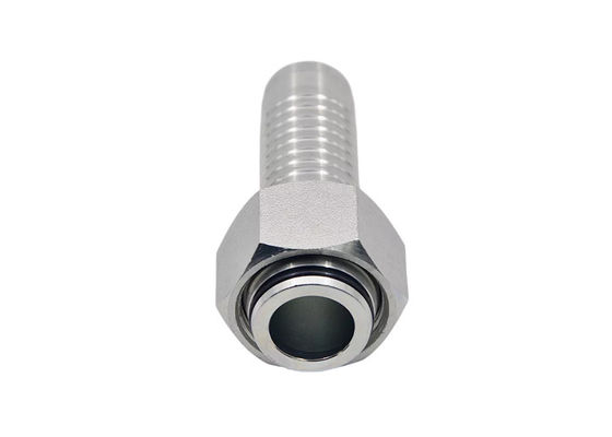 Adaptador hidráulico metrico de alta pressão feminino com cone O de 24 graus