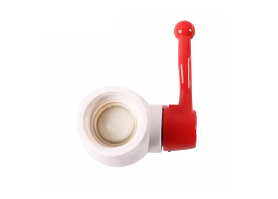 2 Direção Direita através do Tipo Manual válvula de esfera de PVC UPVC Controle fixo de fluxo de água