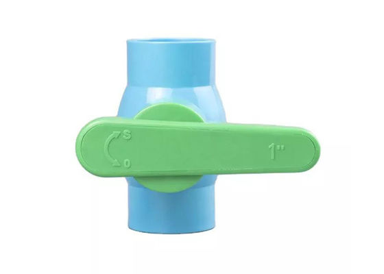 Válvula de esferas de plástico de PVC ABS