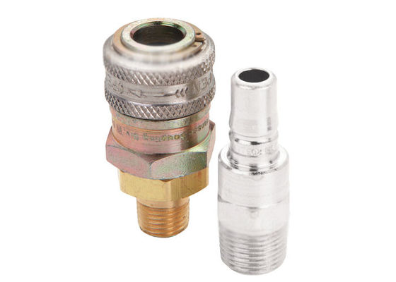 Conjuntor rápido pneumático de aço revestido com zinco de 3/8"