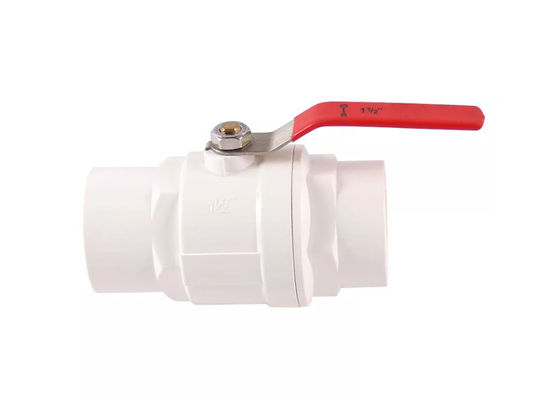 1/2 "-4" ABS inserção de cromo PVC duas peças válvula de esferas de aço inoxidável