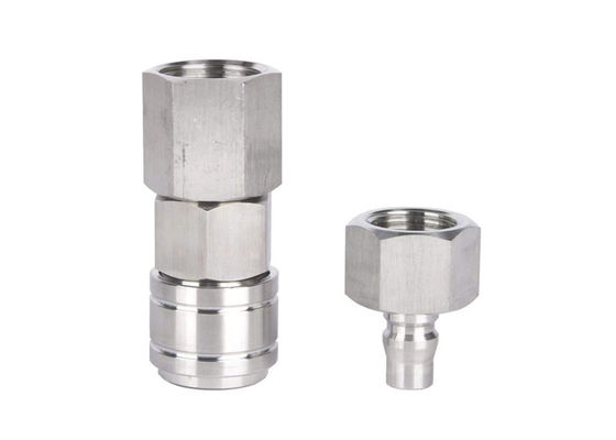 1.5Mpa tipo C Conector Rápido Conector auto-bloqueante de aço inoxidável 304
