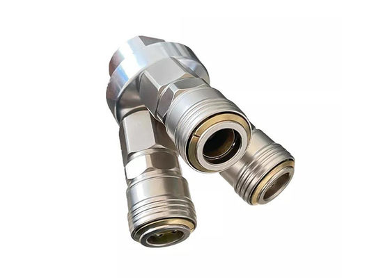 Pneumático circular de três vias de ligação rápida articulação tipo C auto-bloqueio para compressor de ar