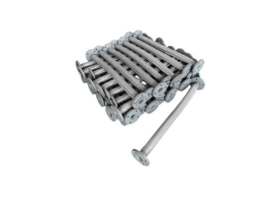 Os 304 foles ondulados de aço inoxidável flangearam tipo mangueira trançada do conector do metal flexível