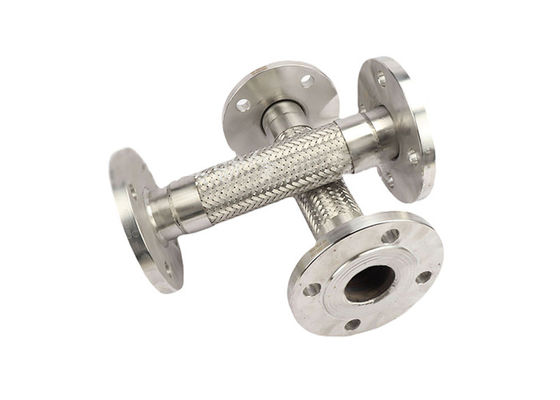 O metal de flutuação do metal flexível das junções de expansão do fole flangeou conexões trançadas da mangueira