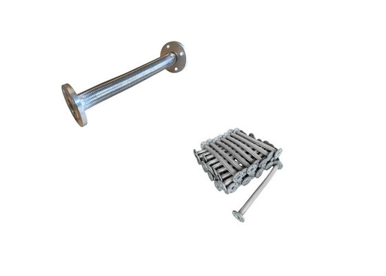 Conector de tubos flexíveis de fio de aço inoxidável de metal trançado
