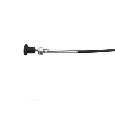 Reunião de cabos com alça redonda preta 940MM Longo 76MM Viagem SS316 Corda de arame condutor preto