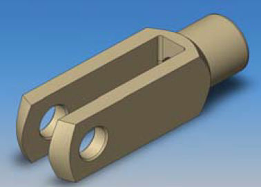 TXLC Série Clevis Pin roscado, aço carbono zincado pequenos clevis pins