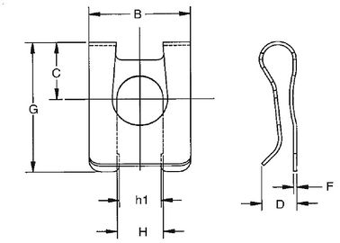 Produtos de ligação de pin clip de aço inoxidável da série TXLM para agricultura