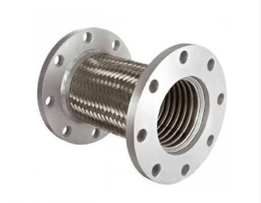 Do metal de aço inoxidável do fio do estilo do conector da flange mangueira flexível trançada