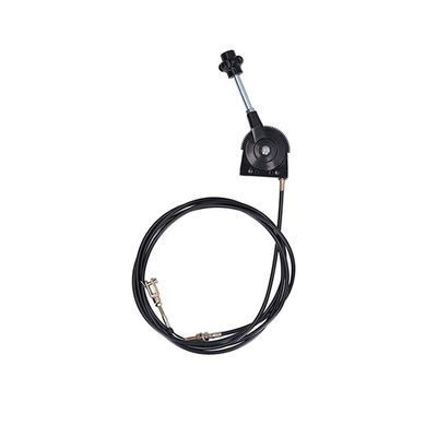 Controle manual do joystick com um sistema de cabo de empurrão e puxa