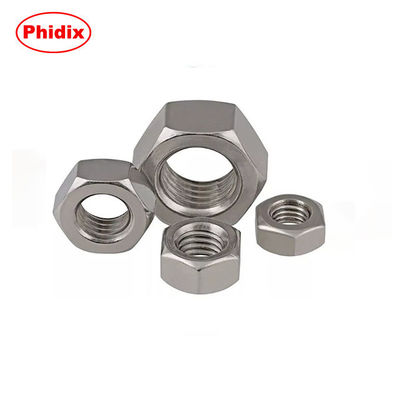 Ferraduras de aço inoxidável Hex Bolts Hex Nut Hexagonal Nut de aço inoxidável