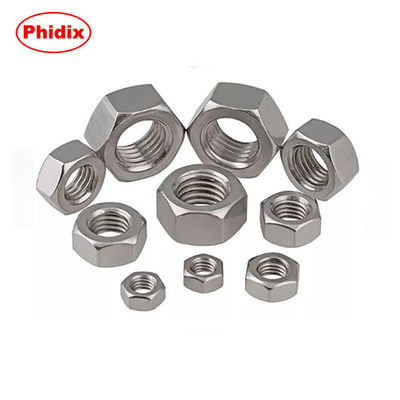 Ferraduras de aço inoxidável Hex Bolts Hex Nut Hexagonal Nut de aço inoxidável
