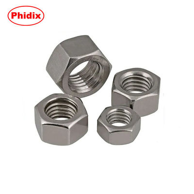 Ferraduras de aço inoxidável Hex Bolts Hex Nut Hexagonal Nut de aço inoxidável