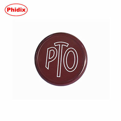 2 "Fungus Red PTO Knob 3/8-24 UNF Thread