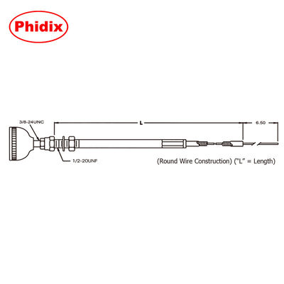 Cable de controlo de PTO Power Take Off Cable de PTO