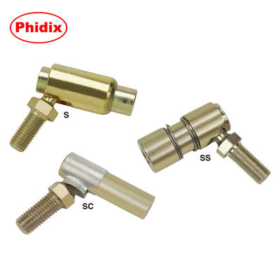 S/SS/SC Série de articulações de esferas de desconexão rápida Desenhos de mangas e clips com molas para sistemas agrícolas e de manuseio de materiais Aço revestido com zinco com perfis tratados termicamente