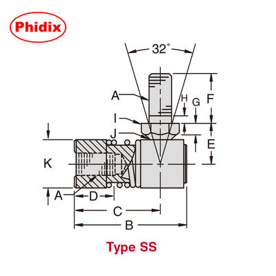 S/SS/SC Série de articulações de esferas de desconexão rápida Desenhos de mangas e clips com molas para sistemas agrícolas e de manuseio de materiais Aço revestido com zinco com perfis tratados termicamente