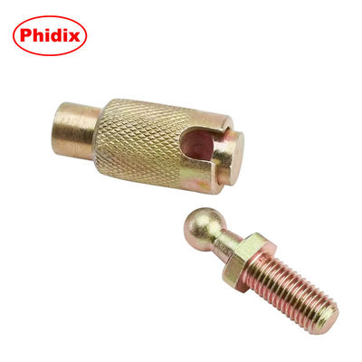S-Knurling Joints de esferas de desconexão rápida: montagem rápida, resistente à corrosão (zincado, tratado termicamente)